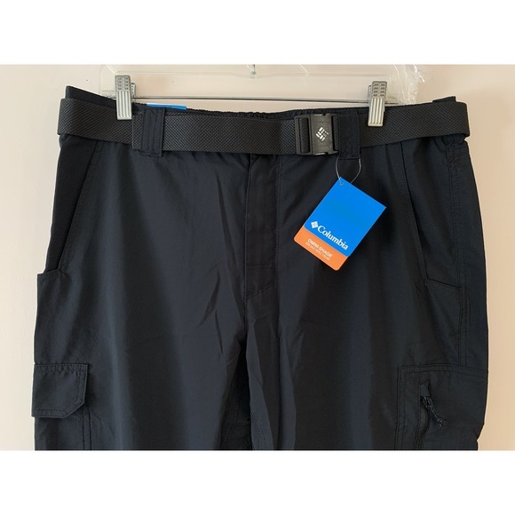 Columbia Men's Silver Ridge Omni-Shade Regular Fit Cargo Pants Size 36x30 Black - Picture 2 of 8